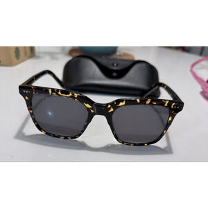 DIFF Billie Polarized Tortoise Sunglasses One Size Brown Black